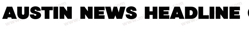 Austin News Headline Cond Regular字体转换